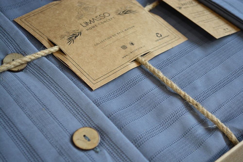 Постельное белье вареный хлопок Limasso Paradiso Natural Grey