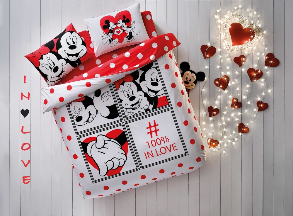 Постільна білизна Tac Disney Mickey & Minnie Dotty