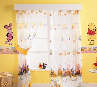 Штора в дитячу кімнату Tac - Winni the Pooh (1шт) Органза