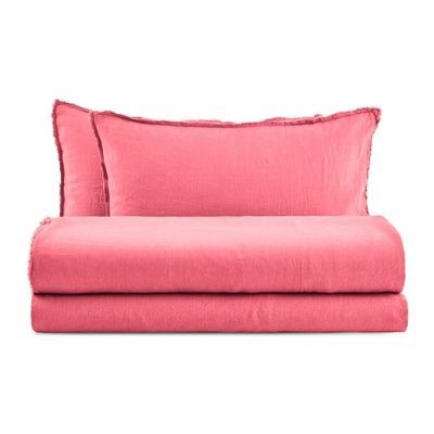Італійська постільна білизна льон Biancoperla Cannes Begonia