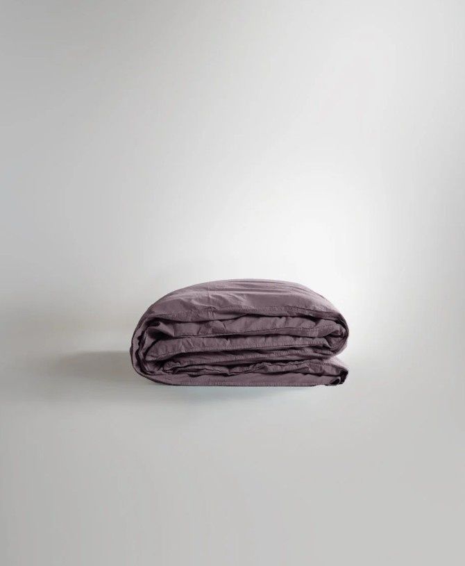 Постельное белье вареный хлопок Limasso Natural Violet Standart