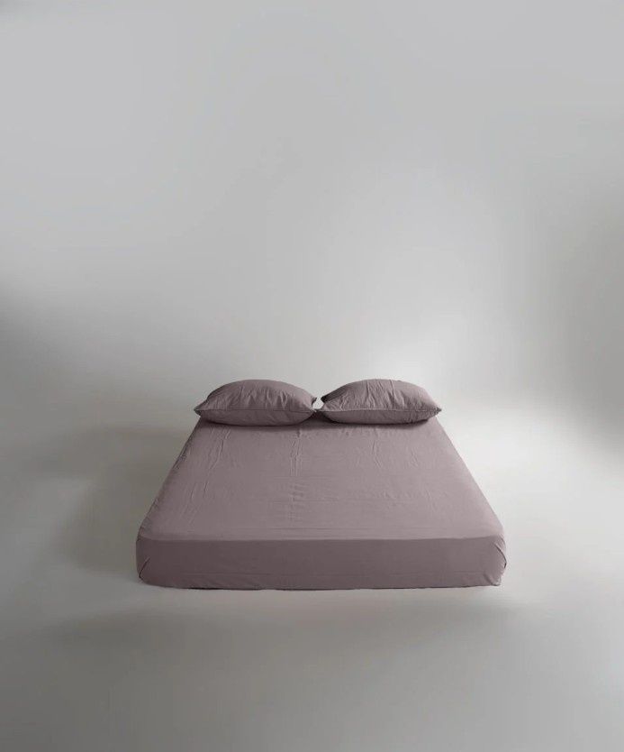Постельное белье вареный хлопок Limasso Natural Violet Standart