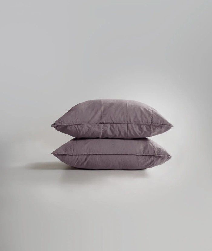 Постельное белье вареный хлопок Limasso Natural Violet Standart