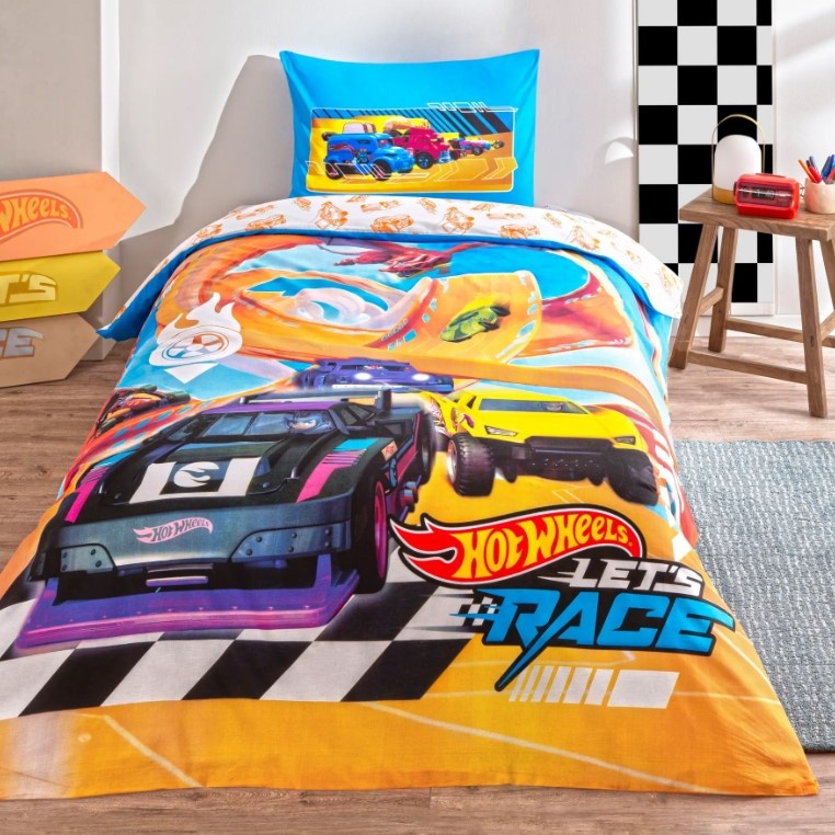 Постельное бельё ТАС Disney Hot Wheels let's Race