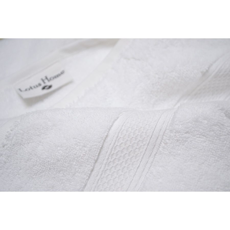 Полотенце махровый Lotus Home - Grand soft twist white