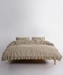 Постельное белье вареный хлопок Limasso Sicilia Oxford Tan, Бежевый, 50х70см (2шт), Евро, 200х220 см, 240х260 см
