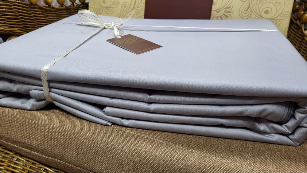 Постельное белье Комфорт Текстиль Сатин Lux LIGHT GREY