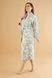 Жіночий трикотажний халат Nusa 0443 сірий 4