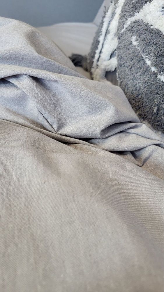 Пододеяльник вареный хлопок Комфорт Текстиль Ash Gray, Washed Cotton W1221