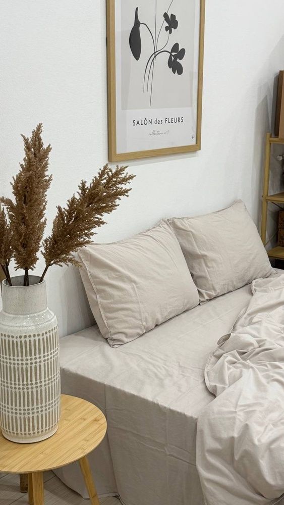 Постельное белье вареный хлопок Limasso Natural Cream Standart