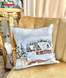 Новогодняя наволочка гобелен WINTER-NV1, 45х45 см