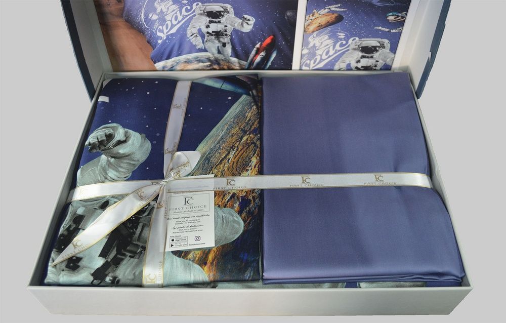 Постельное белье сатин First Choice 3D Satin Space