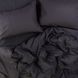 Комплект постельного белья Antoni Ранфорс Premium Бязь Графит Евро 200х220 1