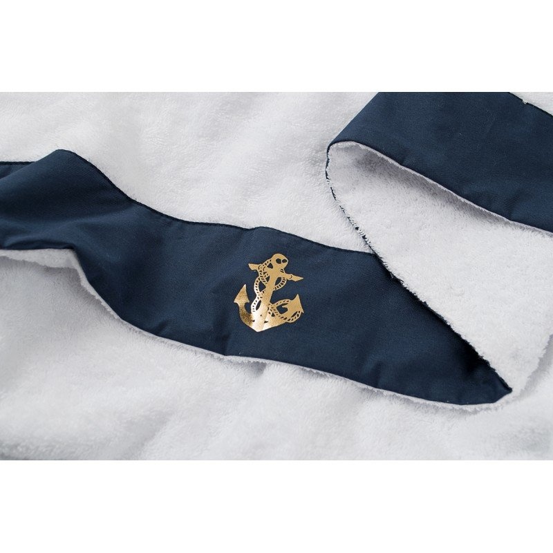 Махровий рушник Barine - Anchor navy синє