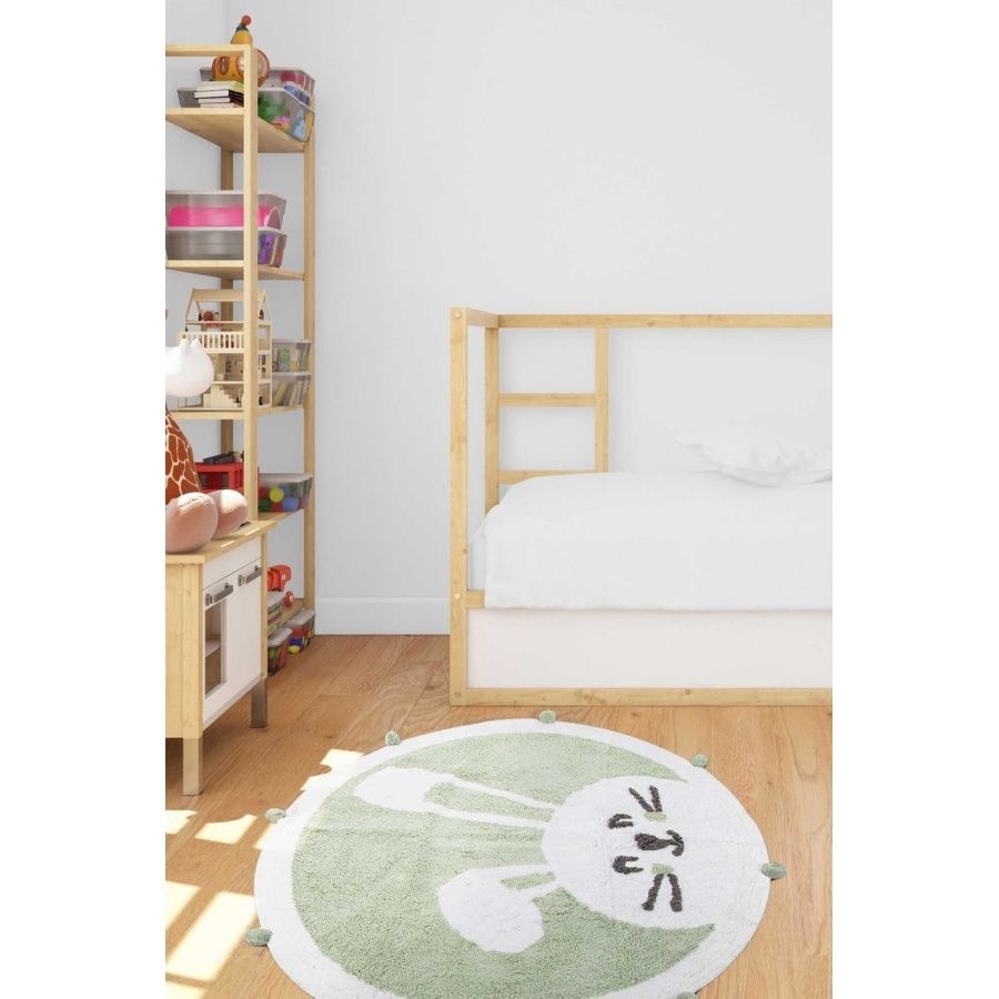 Коврик в детскую Irya - Bunny mint ментоловый