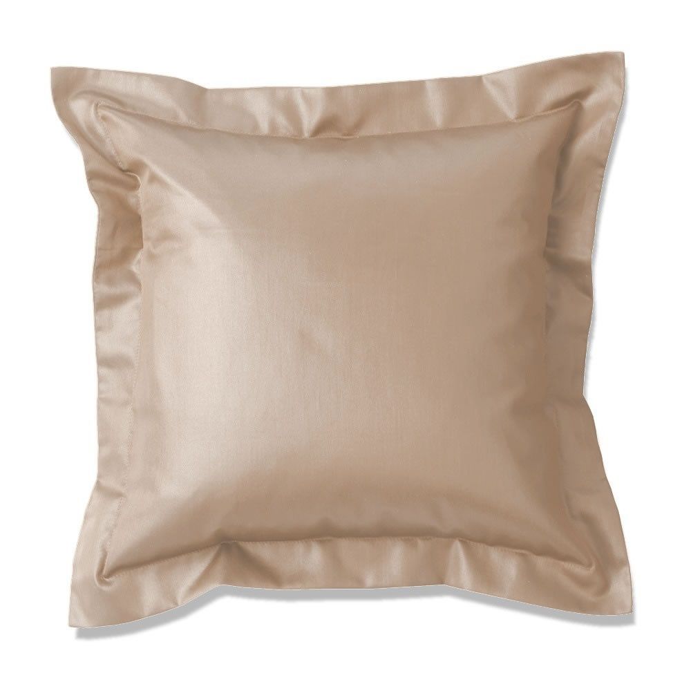 Постельное белье мако-сатин Curt Bauer Uni Mako 0000-3529 beige, Бежевый, 50х70см (2шт), Евро, 200х220 см, 270х290 см