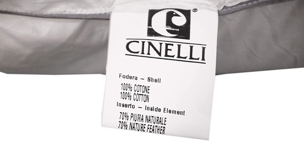 Подушка пухова 3-х камерна Cinelli Rio