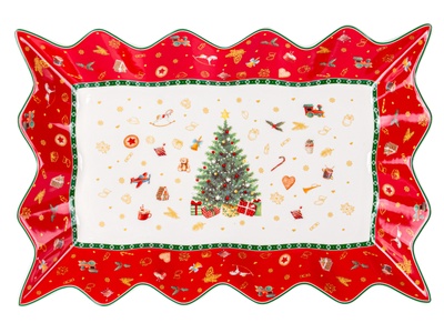 Блюдо порцелянове "CHRISTMAS DELIGHT" 36 см