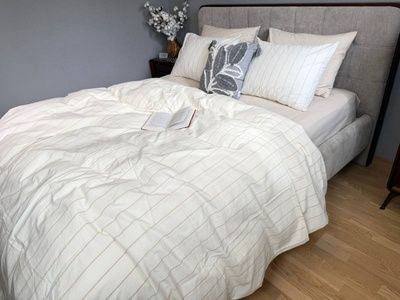 Постельное белье вареный хлопок Комфорт Текстиль Lonely Creamy Beige, Washed Cotton