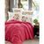 Летнее постельное белье пике jacquard Karaca Home Siena fusya