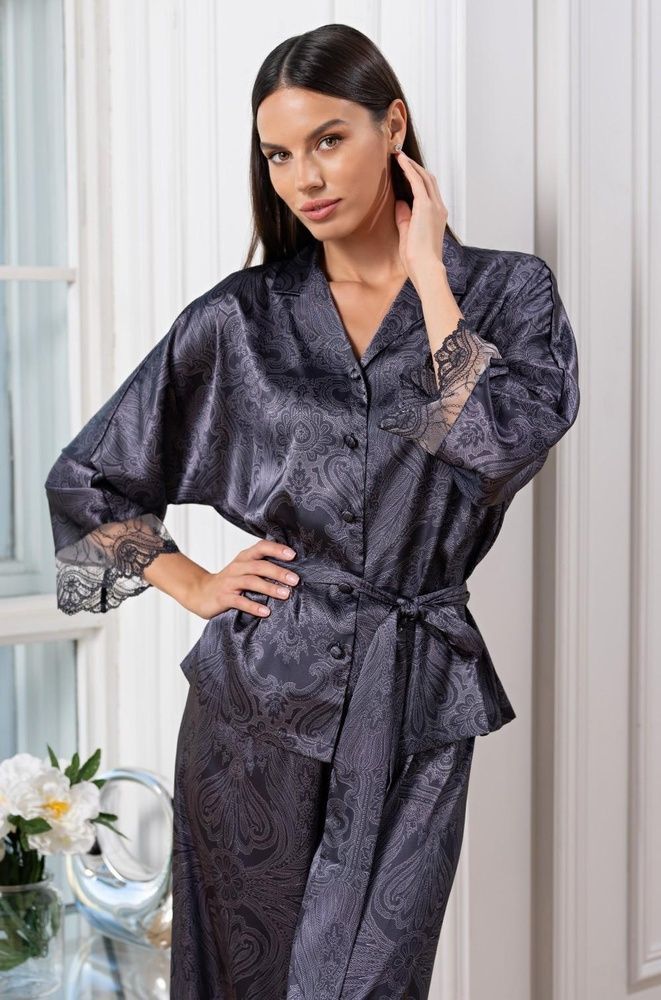 Жіноча шовкова піжама зі штанами Mia-Amore Aletta 4446, M