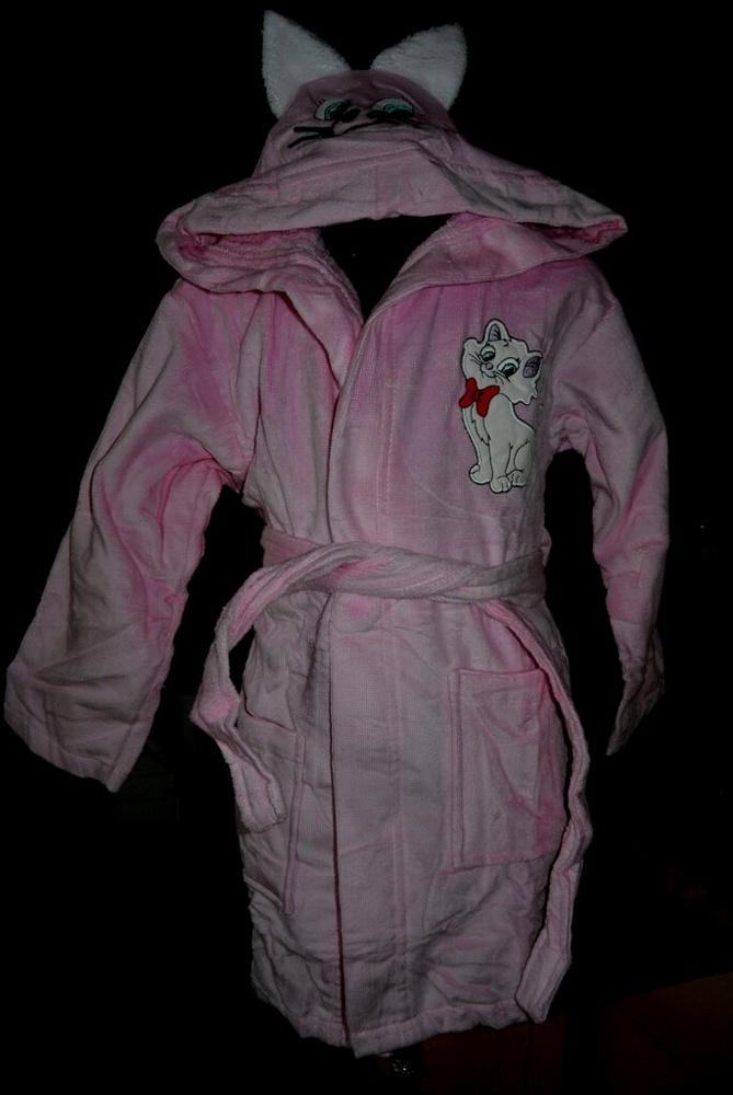 Детский халат Nusa Котик (3-4 года) розовый