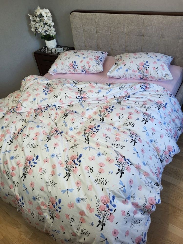 Постельное белье фланель Комфорт текстиль Симпатия/розовый, Turkish flannel