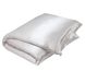 Шелковое постельное белье с простыней на резинке Gingerlily Plain White 1