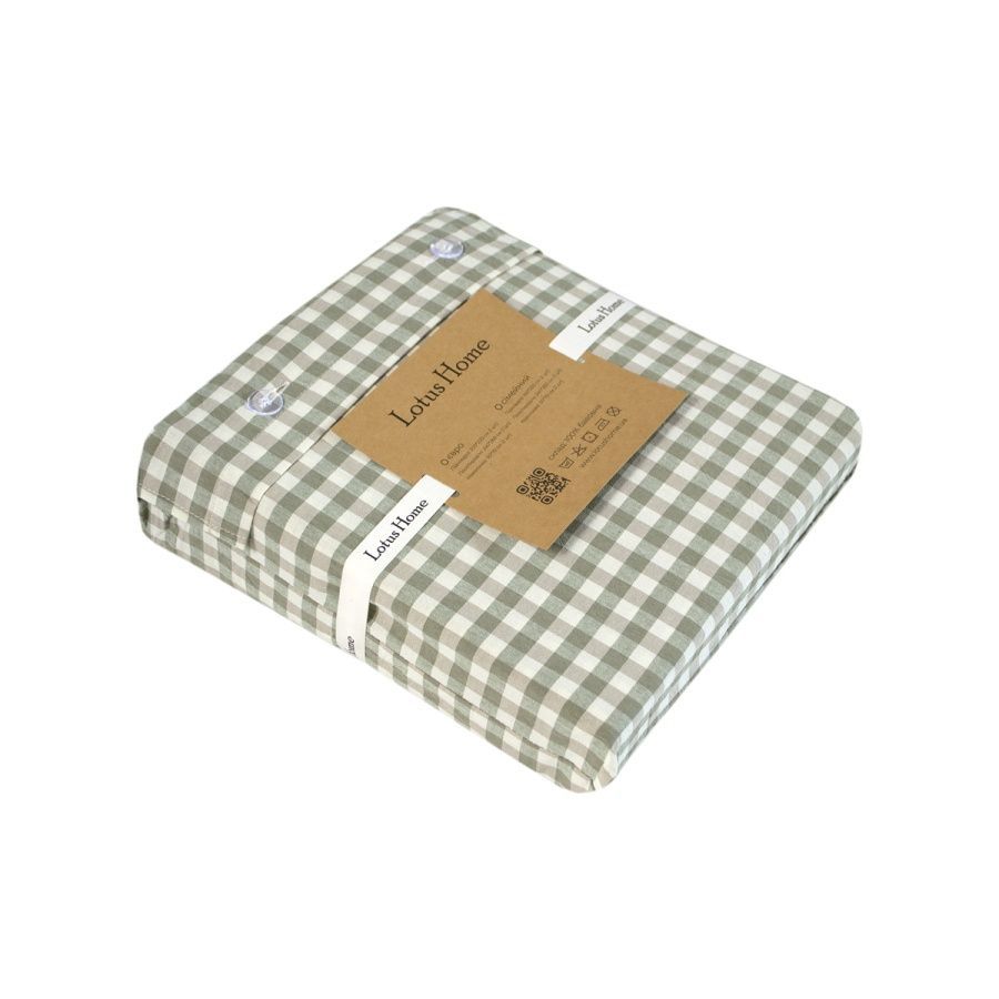 Постільна білизна варена бавовна Lotus Home Premium - Checked Gingham
