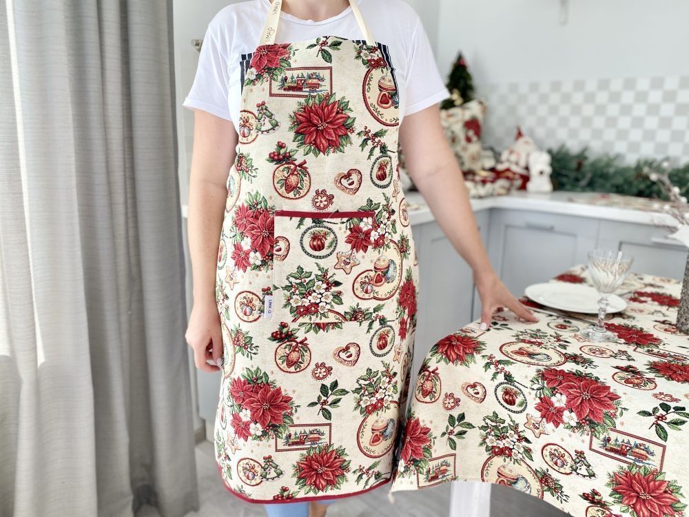 Фартук кухонный новогодний LimaSo NAT, 60х85 см