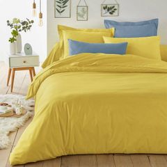 Желтое постельное белье