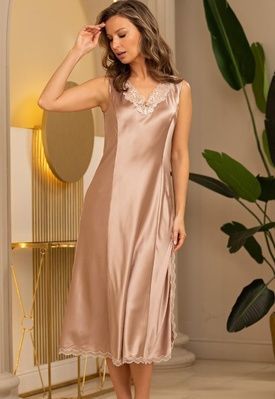Нічна сорочка шовк Mia-Amore Daniel 3878, 3XL