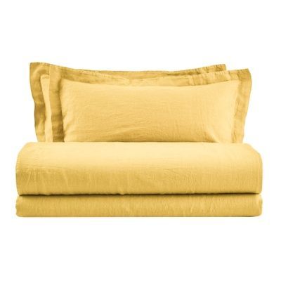 Італійська постільна білизна льон Biancoperla Hamilton Miele