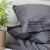 Постельное белье Sound Sleep сатин страйп Stripe Sense Graphite