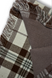 Плед новорічний бавовна First Choice Ruma Plaid Brown 3