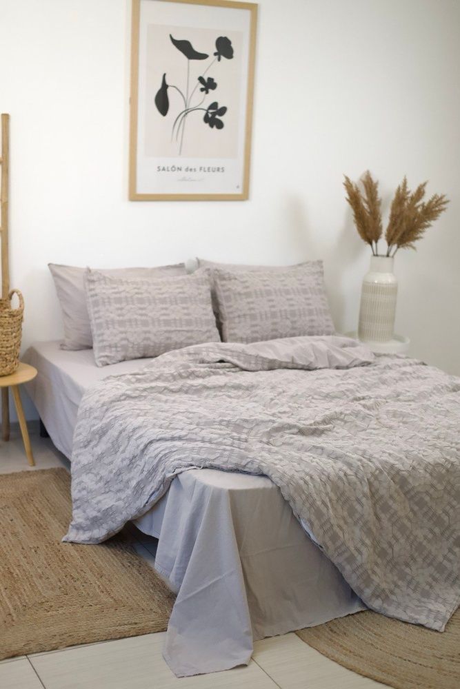 Постільна білизна бавовна Limasso Kristal Opal Grey
