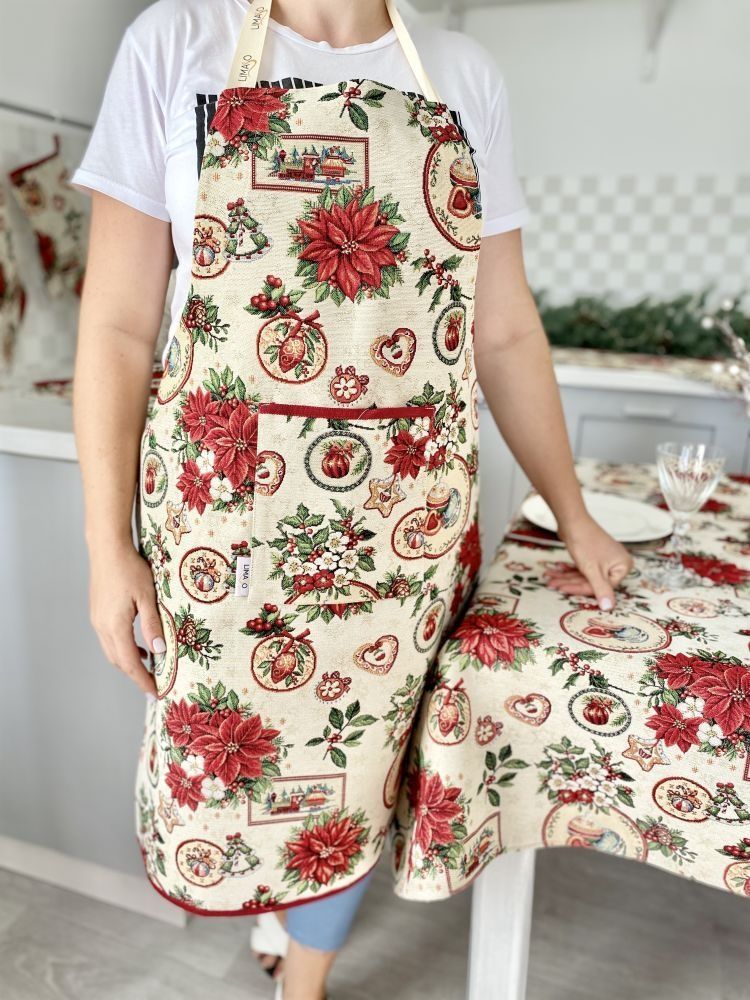 Фартук кухонный новогодний LimaSo NAT, 60х85 см