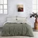 Постельное белье лен Lotus Home - Karlin stripe linen хаки 4