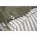 Постельное белье лен Lotus Home - Karlin stripe linen хаки 7