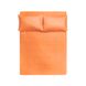 Простыня на резинке с наволочкими Iris Home premium ранфорс оранжевый 1