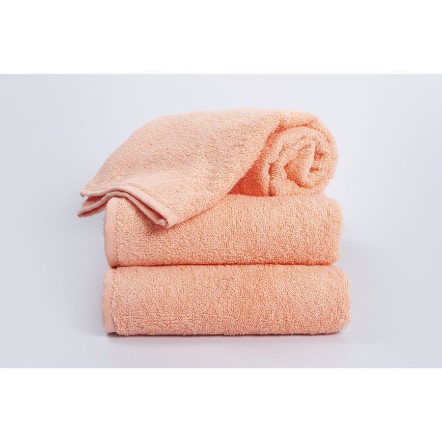 Рушник Lotus Home Готель - Персик v1 420 г/м&sup2;, Персиковий, 40х70 см, Для обличчя