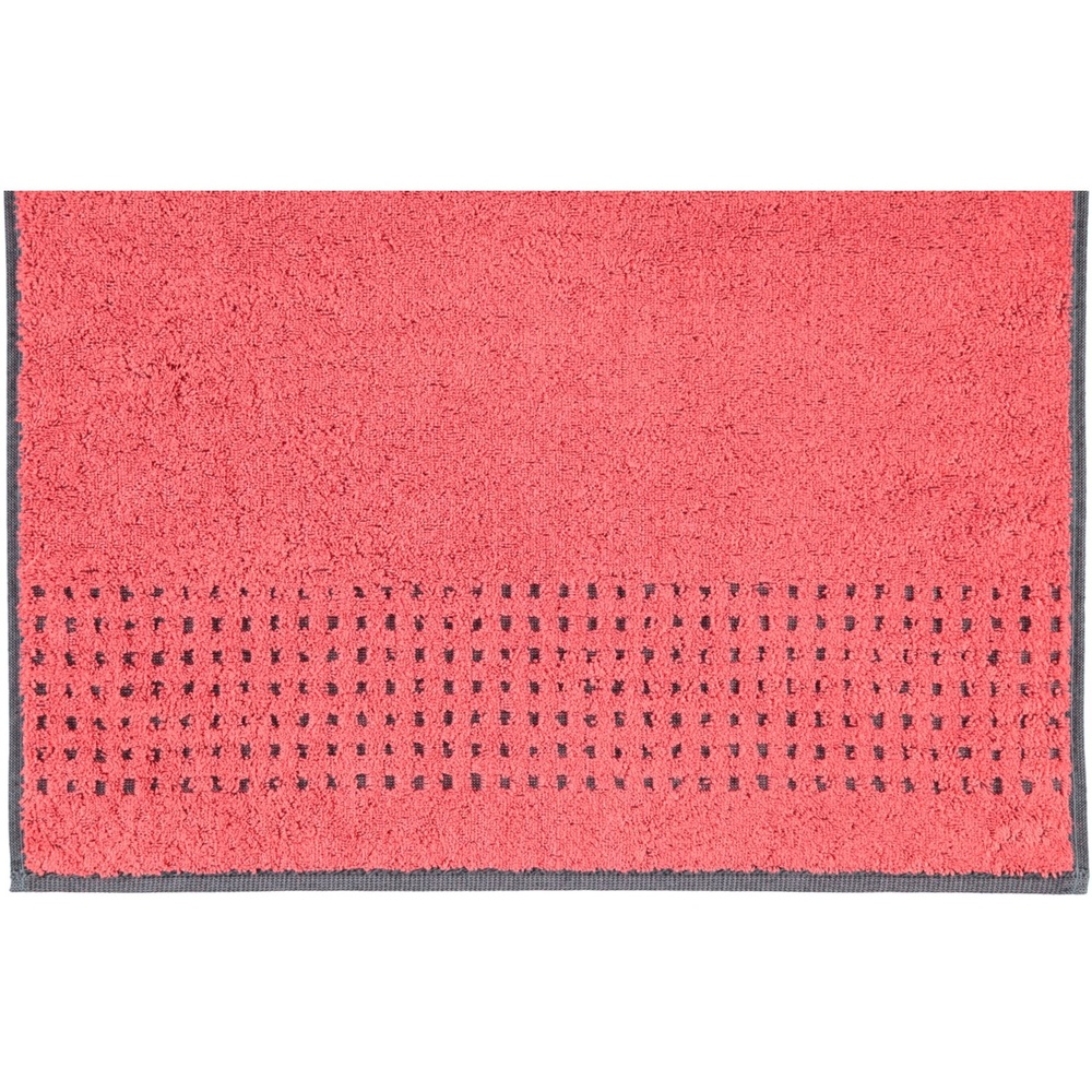 Махровое полотенце CAWO Sense Coloured Borte 932-27 rot