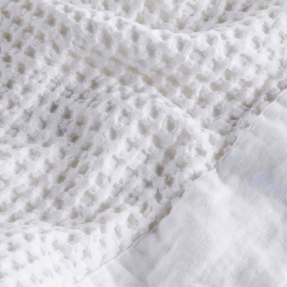 Вафельний рушник для тіла преміум Biancoperla Milano Sole Bianco