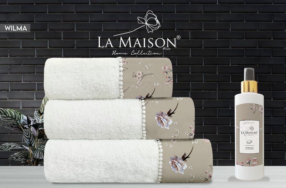 Набір рушників з ароматом La Maison Wilma (3шт)