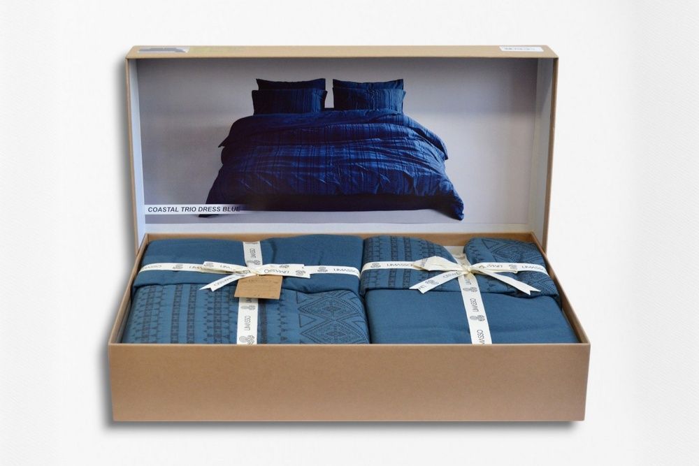 Постельное белье хлопок Limasso Coastal Trio Dress Blue