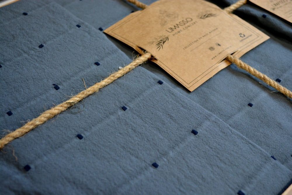 Постельное белье вареный хлопок Limasso Pas a Pas Denim