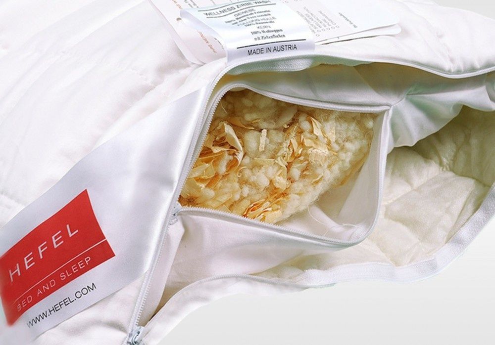 Подушка шерстяная Hefel Wellness Zirbe Wash