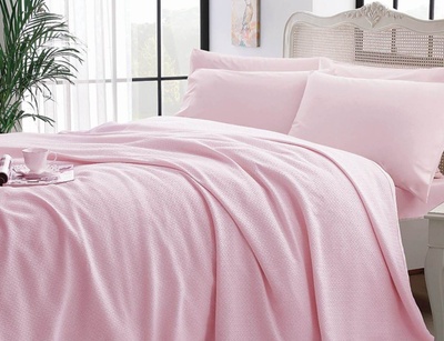 Летнее постельное белье TAC IGLO розовый