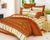 Постельное бельё Le Vele сатин с вышивкой ERICA TERRACOTTA