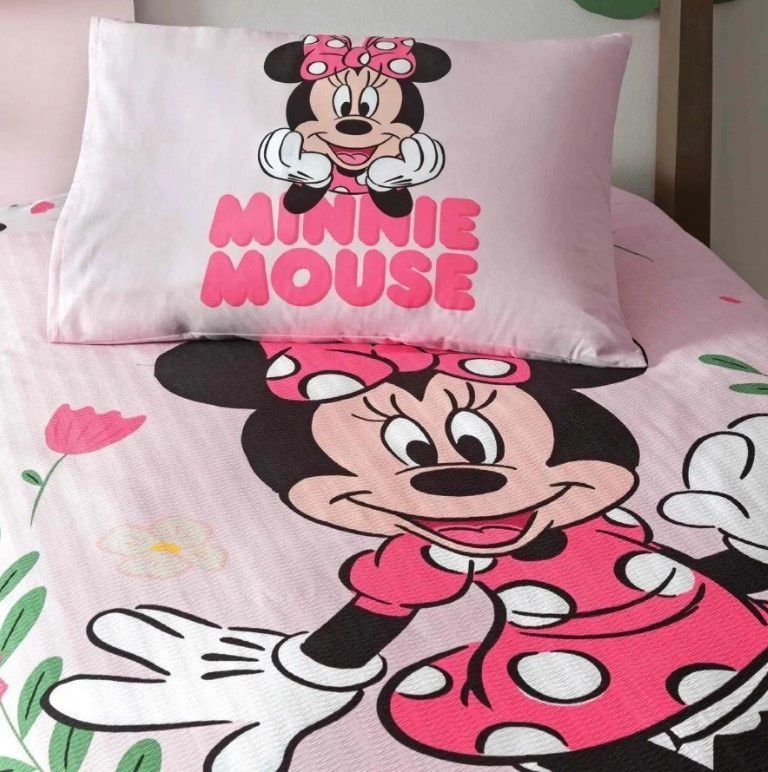 Летнее постельное бельё пике ТАС Minnie Mause Golden